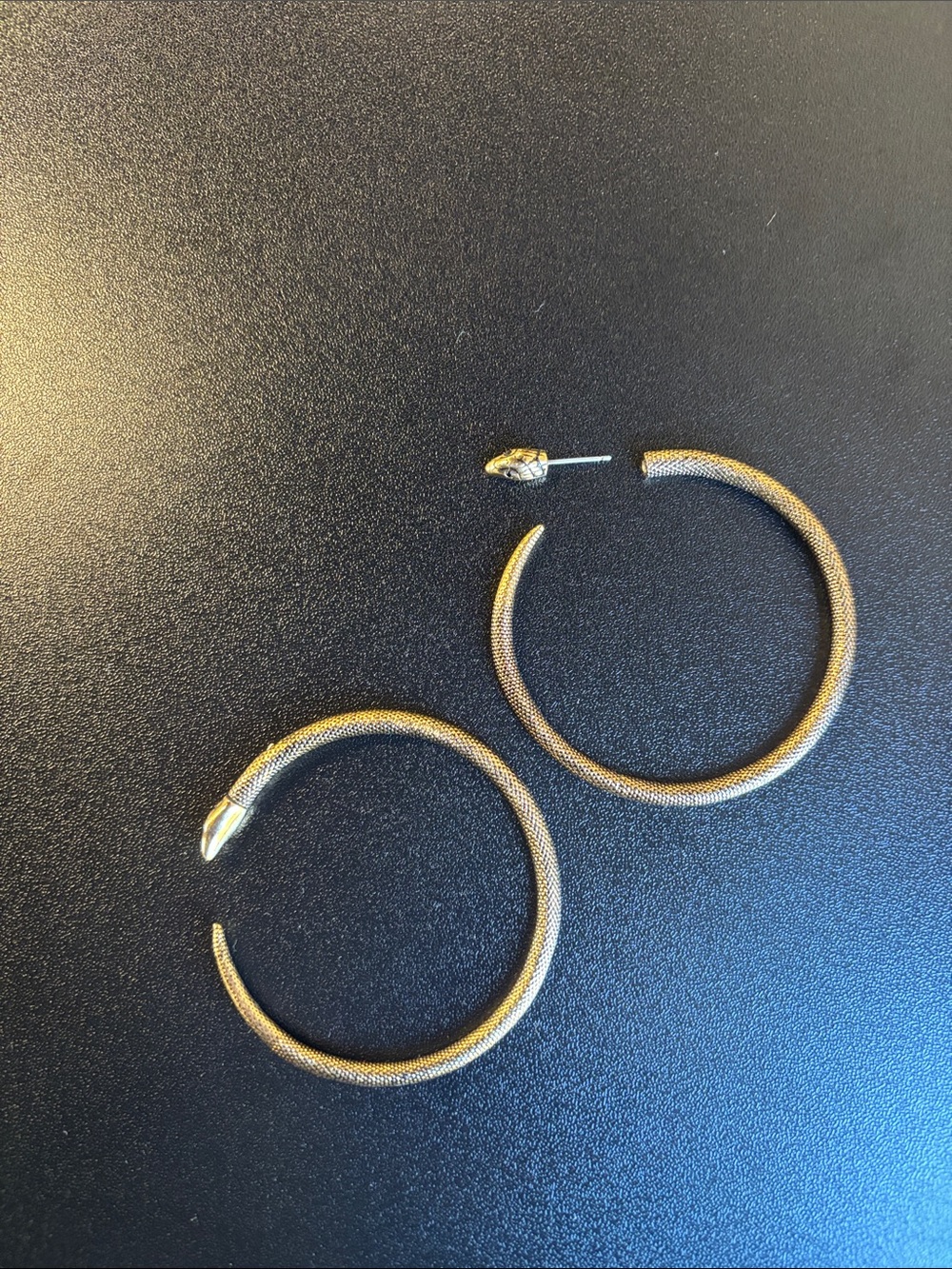 Kate Moss X Zara Gold Textured Hoop Earrings